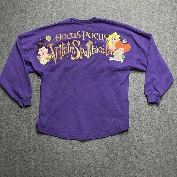 Disney Other - Disney Parks Hocus Pocus Spirit Jersey Adult Small Purple Cotton Long Sleeve USA